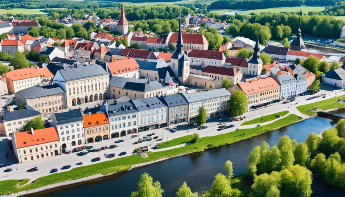 Which Estonian larger city is the only one to host fireworks this year?